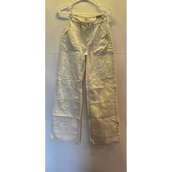 Pacsun “Baggy Cargo” NWT (size 22) white denim pants - Picture 3 of 10